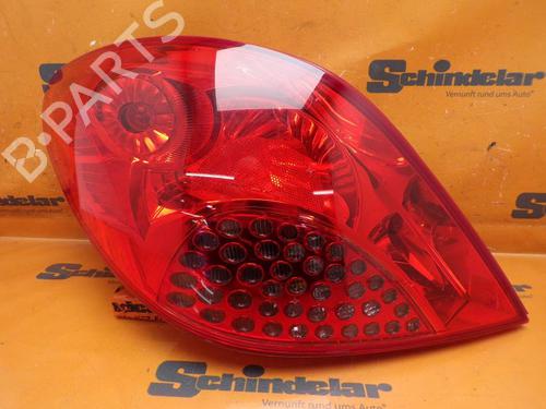 Used Left taillight Left taillight PEUGEOT 207 (WA_, WC_) 1.4 (73 hp) 33154367 33154367