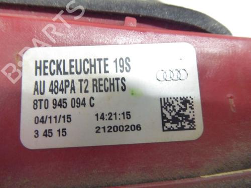 Right tailgate light AUDI A5 Sportback (8TA) 2.0 TDI quattro | BP33144084C80  - Image 7