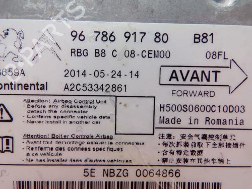 ECU airbags CITROËN DS5 1.6 BlueHDi 120 | BP30669818M53