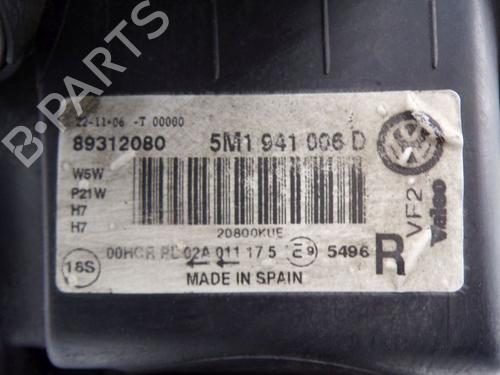 Right headlight VW GOLF PLUS V (5M1, 521) 1.9 TDI | BP33722272C29  - Image 9