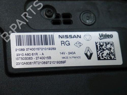 Alternator RENAULT ARKANA I (LCM_, LDN_) 1.3 TCe 140 (LDN0) | BP31260852M7