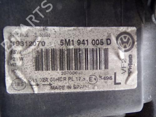 Left headlight VW GOLF PLUS V (5M1, 521) 1.9 TDI | BP33892446C28  - Image 9