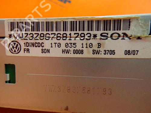 Elektronisk modul VW TOURAN (1T1, 1T2) 2.0 TDI | BP24390237M83 