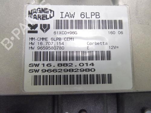Engine control unit (ECU) PEUGEOT 407 (6D_) 2.0 16V (6DRFJC, 6DRFJE, 6DRFJF) | BP24388612M57 
