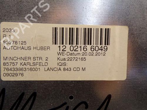 Radio LANCIA YPSILON (843_) 1.4 16V (843.AXC11, 843.AXC1B, 843.AXC1A) | BP33892452E6 - Image 8