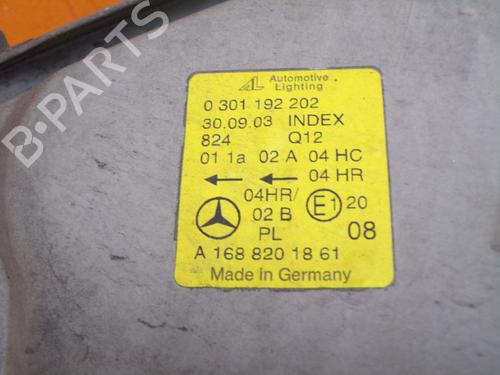 Right headlight MERCEDES-BENZ A-CLASS (W168) A 140 (168.031, 168.131) | BP24412172C29 