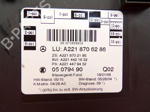Electronic module MERCEDES-BENZ S-CLASS (W221, V221) S 320 CDI (221.022, 221.122) | BP24391723M83 