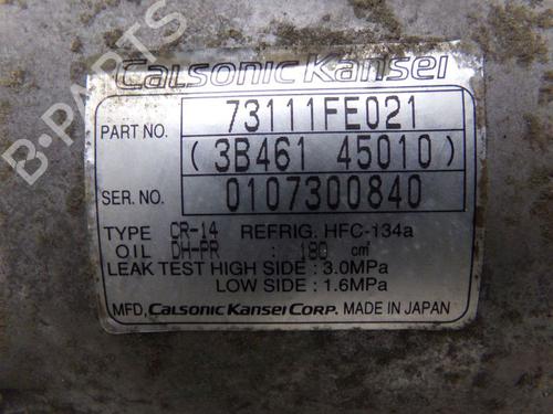 AC compressor SUBARU IMPREZA Estate (GG) 2.0 AWD (GG9) | BP29426126M34 