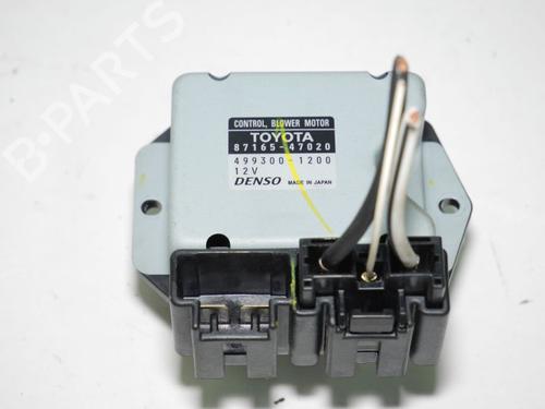 Used Heater resistor TOYOTA PRIUS Liftback (_W2_) 1.5 Hybrid (NHW20_, NHW20R) (112 hp) 24381049