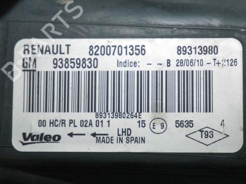Right headlight RENAULT TRAFIC II Van (FL) 2.0 dCi 115 (FL01, FL0U, FL00, FL0H, FL0M) | BP32822683C29  - Image 6