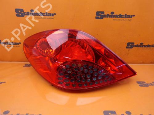 Used Left taillight Left taillight PEUGEOT 207 (WA_, WC_) 1.4 HDi (68 hp) 33151681 33151681