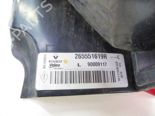 Left taillight DACIA DOKKER MPV (KE_) 1.5 dCi / Blue dCi 75 (KEAJ, KEAH, KEJW) | BP24387894C34 