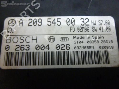 Electronic module MERCEDES-BENZ CLK (C209) CLK 500 (209.375) | BP23507730M83 