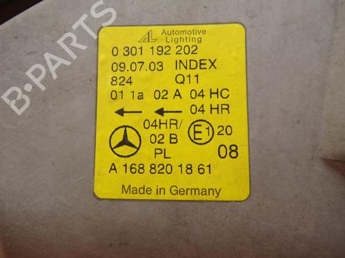 Højre forlygte MERCEDES-BENZ A-CLASS (W168) A 160 (168.033, 168.133) | BP27179241C29 
