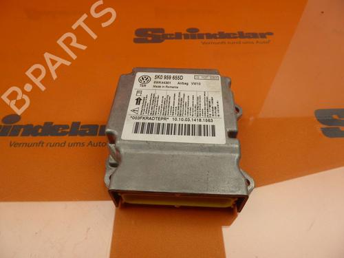 Airbag styreenhed VW GOLF VI (5K1) 1.2 TSI (105 hp) 33146588