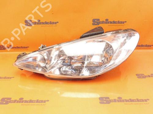 Used Left headlight Left headlight PEUGEOT 206 Hatchback (2A/C) 1.1 i (60 hp) 33149033 33149033