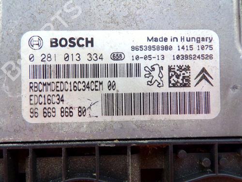 Engine control unit (ECU) CITROËN C4 Picasso I MPV (UD_) 1.6 HDi | BP30669703M57