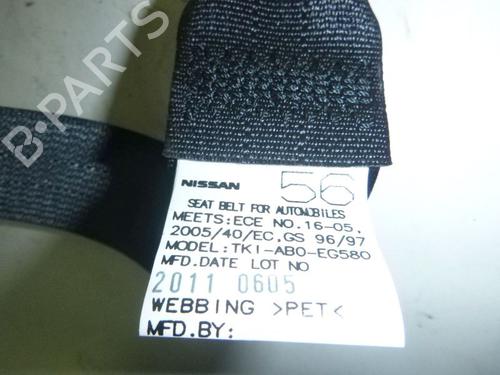 Rear right seatbelt NISSAN MICRA IV (K13K, K13KK) 1.2 | BP24386718I28 