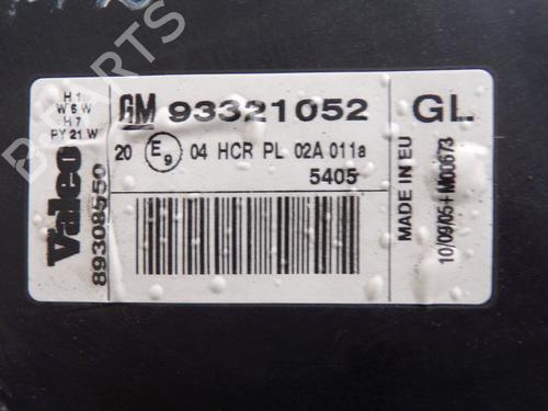 Faro izquierdo OPEL MERIVA A MPV (X03) 1.6 16V (E75) | BP31077033C28 