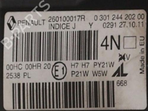 Right headlight RENAULT MEGANE III Hatchback (BZ0/1_, B3_) 1.6 16V (BZ1B, BZ1H) | BP34721822C29  - Image 6