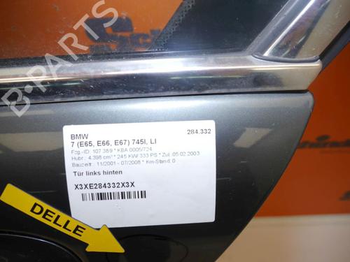 Left rear door BMW 7 (E65, E66, E67) 745 i, Li | BP24389837C4 