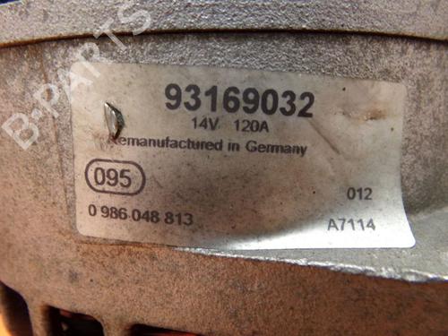 Alternator OPEL VECTRA C Estate (Z02) 1.9 CDTI (F35) | BP28072636M7 