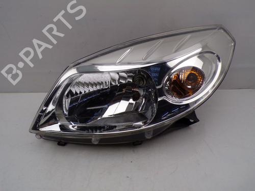 Used Left headlight DACIA SANDERO 1.4 (BS0C, BS0A, BS0G, BS1F, BS0E) (75 hp) 29873291