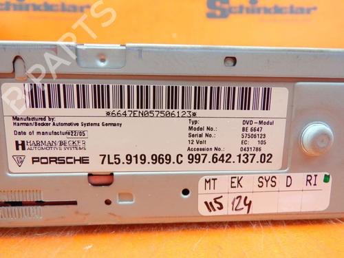 Electronic module PORSCHE CAYENNE (9PA) 3.2 | BP32644016M83