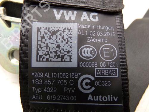 Front left seatbelt SKODA CITIGO (NF1) 1.0 | BP33156115I26  - Image 7