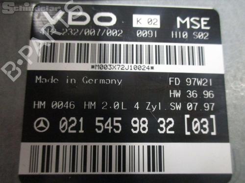 Engine control unit (ECU) MERCEDES-BENZ E-CLASS (W210) E 200 (210.035) | BP24379674M57 