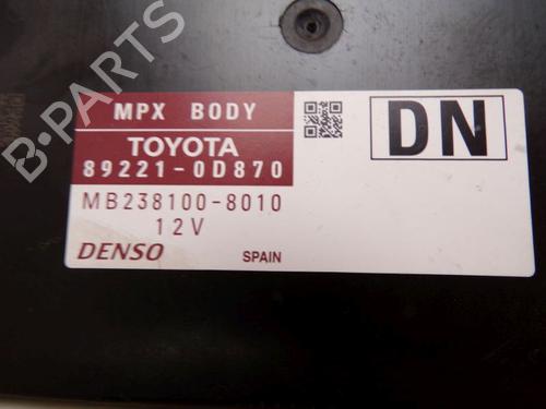 Comfort control module TOYOTA YARIS (_P13_) 1.5 (NSP131_) | BP29047066M56