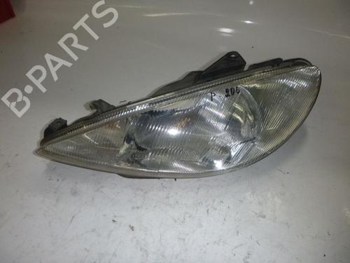 Used Left headlight Left headlight PEUGEOT 206 Hatchback (2A/C) 1.6 HDi 110 (109 hp) 33139940 33139940