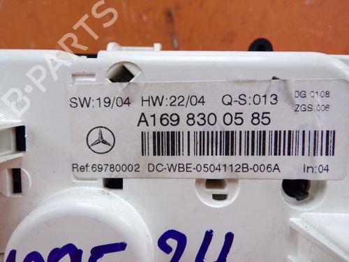 Climate control MERCEDES-BENZ A-CLASS (W169) A 150 (169.031, 169.331) | BP24412826I5 
