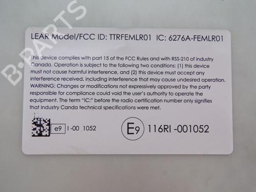 Comfort control module BMW 3 Touring (F31) 320 d xDrive | BP25863179M56 