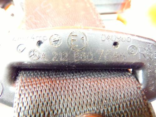 Front right seatbelt MERCEDES-BENZ E-CLASS (W212) E 350 CDI (212.025) | BP32645163I25 