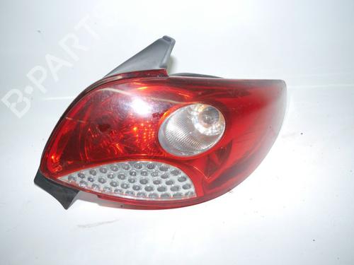 Used Right taillight PEUGEOT 206+ (2L_, 2M_) 1.4 HDi eco 70 (68 hp) 24386167