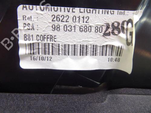 Left tailgate light CITROËN DS5 2.0 HDi 165 | BP32012866C79 