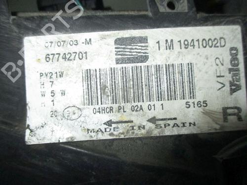Right headlight SEAT LEON (1M1) 1.6 16 V | BP33138955C29 - Image 4