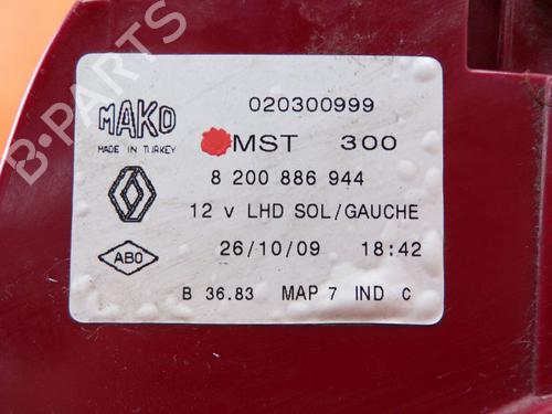 Left taillight RENAULT CLIO III (BR0/1, CR0/1) 1.2 16V (BR02, BR0J, BR11, CR02, CR0J, CR11) | BP28363681C34 