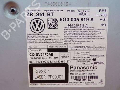 Electronic module VW GOLF VII (5G1, BQ1, BE1, BE2) 1.6 TDI | BP24411872M83 