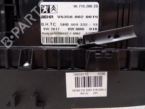 Climate control CITROËN C5 III Break (RW_) 1.6 HDi 110 | BP32663142I5