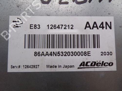 Engine control unit (ECU) OPEL MERIVA B MPV (S10) 1.4 (75) | BP32652365M57 