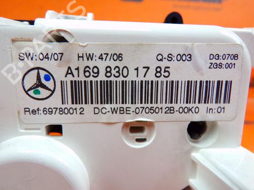 Climate control MERCEDES-BENZ A-CLASS (W169) A 160 CDI (169.006, 169.306) | BP32643687I5