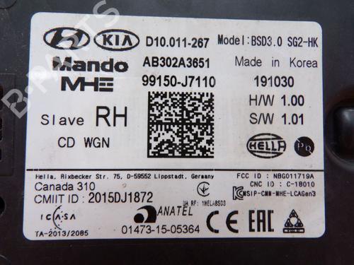 Control unit KIA CEED Sportswagon (CD) 1.6 GDI Hybrid | BP32647688M11