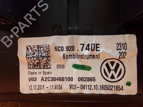 Instrument cluster VW POLO V (6R1, 6C1) 1.2 TSI 16V | BP27188385C47 