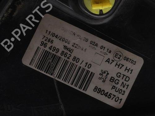 Left headlight PEUGEOT 1007 (KM_) 1.4 | BP34255096C28  - Image 6