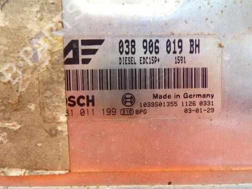 Engine control unit (ECU) VW SHARAN (7M8, 7M9, 7M6) 1.9 TDI | BP24391433M57 