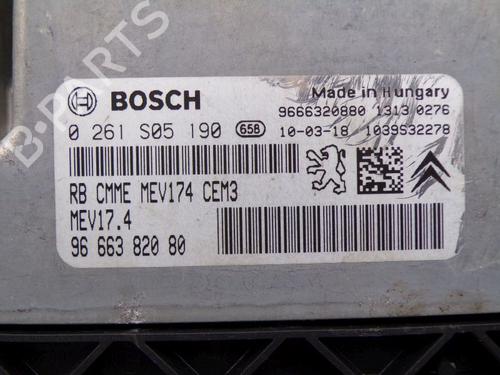 Engine control unit (ECU) PEUGEOT 207 CC (WD_) 1.6 16V | BP29515253M57 