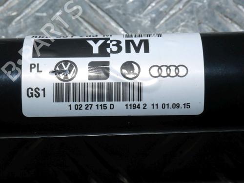 Right rear driveshaft AUDI A5 Sportback (8TA) 2.0 TDI quattro | BP24389216M41 