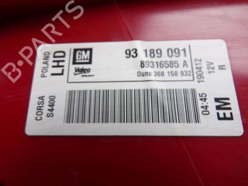 Right taillight OPEL CORSA D (S07) 1.2 (L08, L68) | BP33150217C35 - Image 5